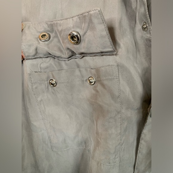 Mki Miyuki Zoku Men's Beige Bomber Jacket Size L NWT - Picture 5 of 9